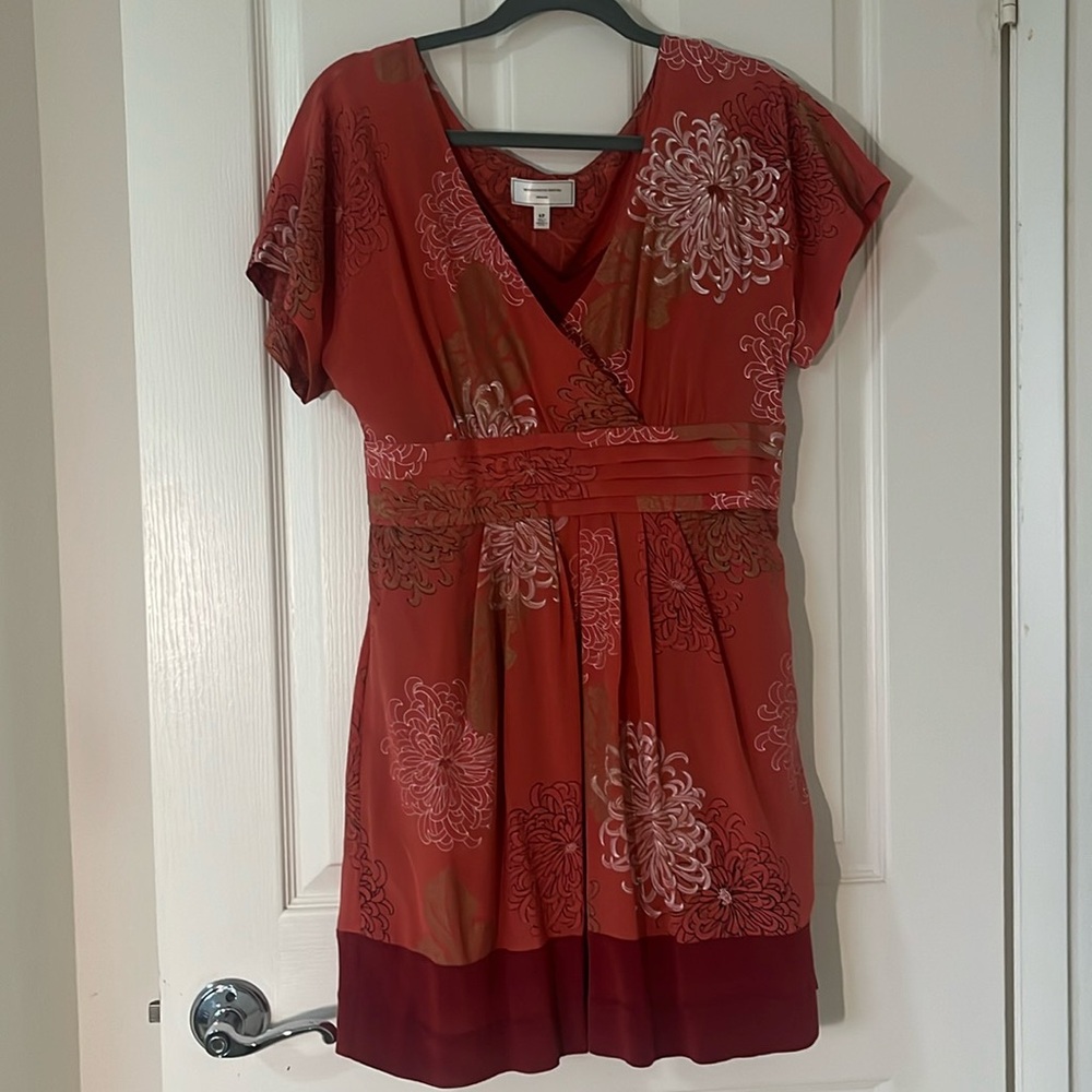 Moulinette Soeurs Silk Floral Dress w/ Pockets - Size 8P